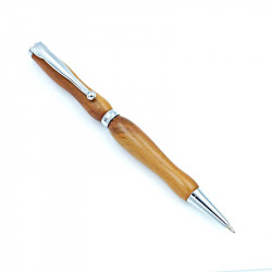 Stylo bille en bois de mirabellier
