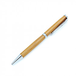 Stylo bille en bois de mirabellier