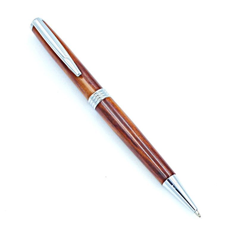 Stylo bille en bois de mirabellier