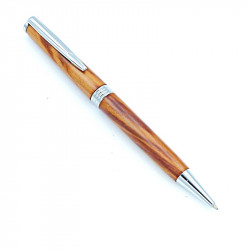 Stylo bille en bois de mirabellier,