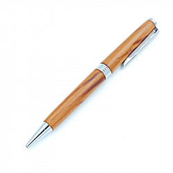 Stylo bille en bois de mirabellier,
