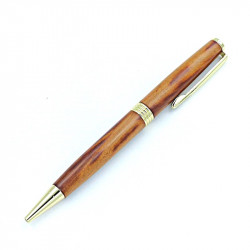 Stylo bille en bois de mirabellier,