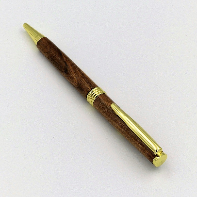 Porte-mines Vintage Criterium 0,7 Mm - Bois De Noyer Et Chrome - Hallmark USA - Avec Gomme - Occasion Bon état